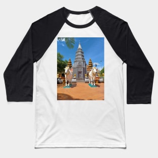 Wat Preah Prom Rath, Siem Reap, Cambodia Baseball T-Shirt